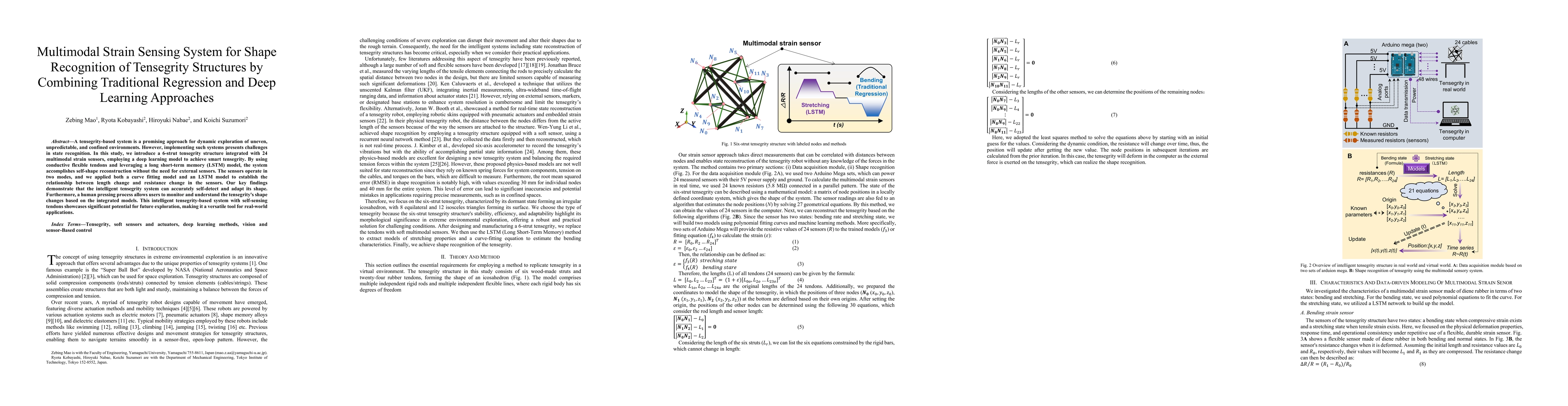 Thumbnail for Large Language Model-empowered multimodal strain sensory system for
  shape recognition, monitoring, and human interaction of tensegrity