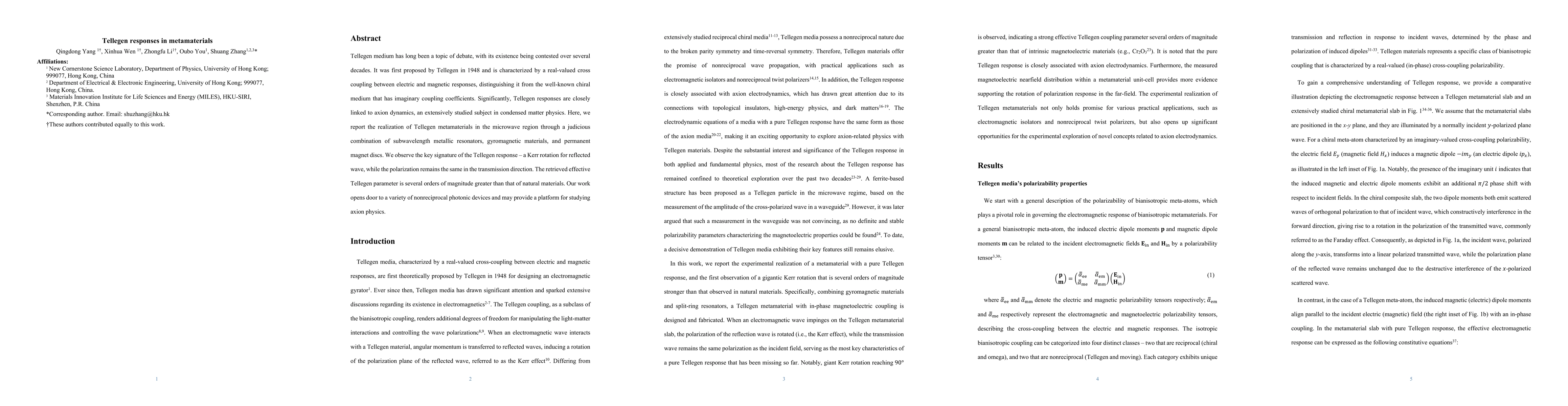 Thumbnail for Tellegen responses in metamaterials