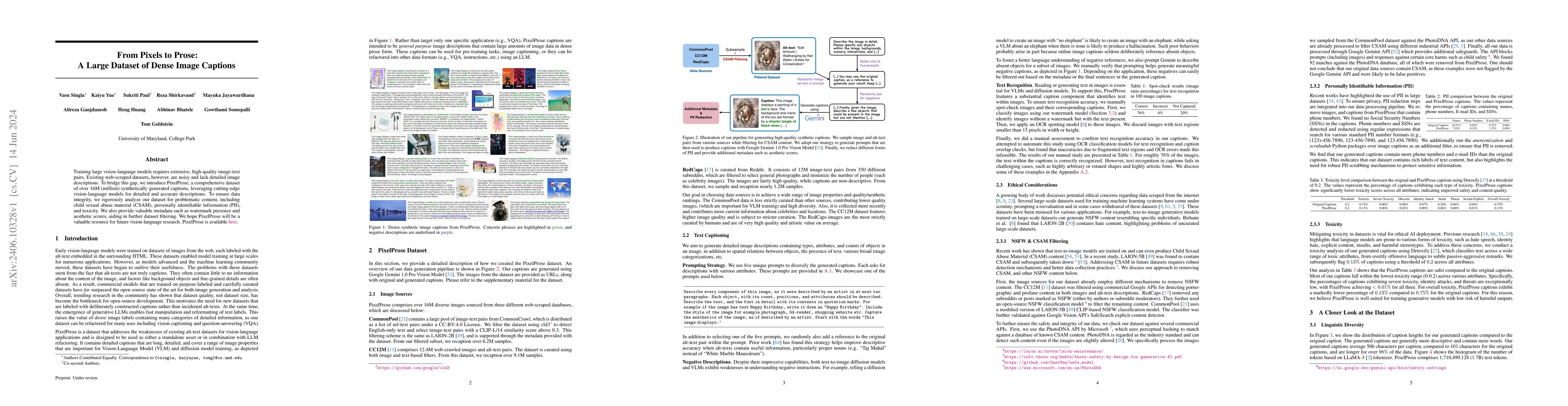 Thumbnail for From Pixels to Prose: A Large Dataset of Dense Image Captions
