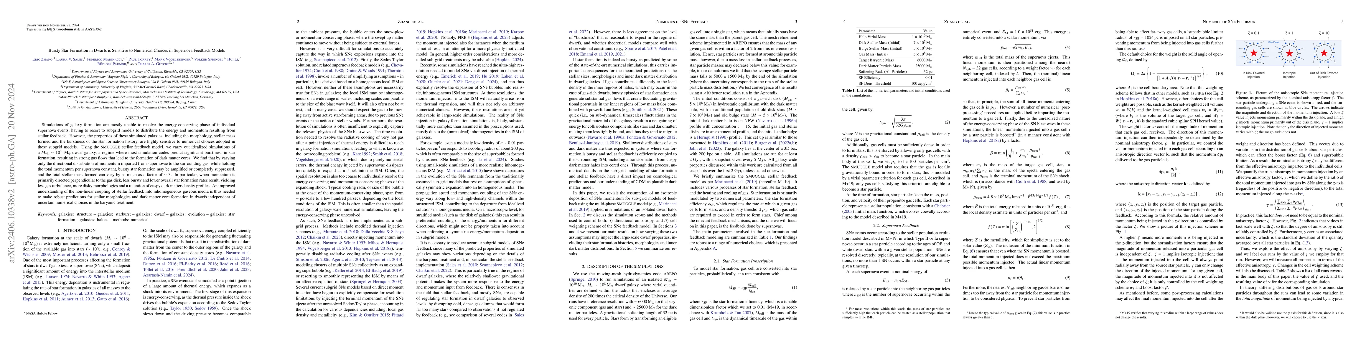 Thumbnail for Bursty Star Formation in Dwarfs is Sensitive to Numerical Choices in
  Supernova Feedback Models
