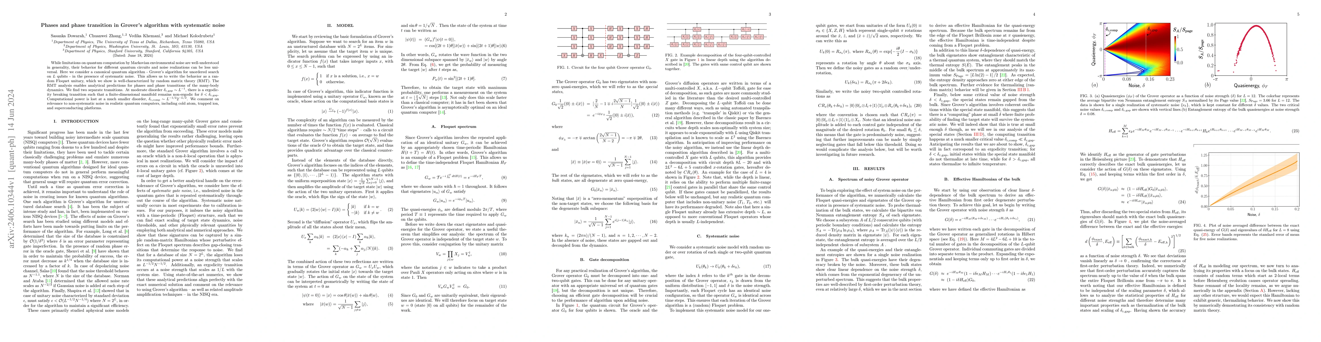 Thumbnail for Phases and phase transition in Grover's algorithm with systematic noise