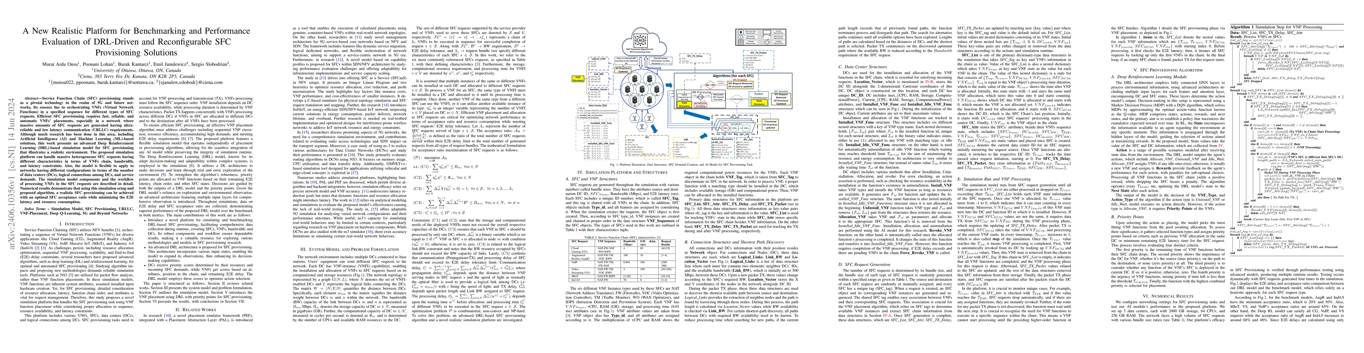 Thumbnail for A New Realistic Platform for Benchmarking and Performance Evaluation of
  DRL-Driven and Reconfigurable SFC Provisioning Solutions