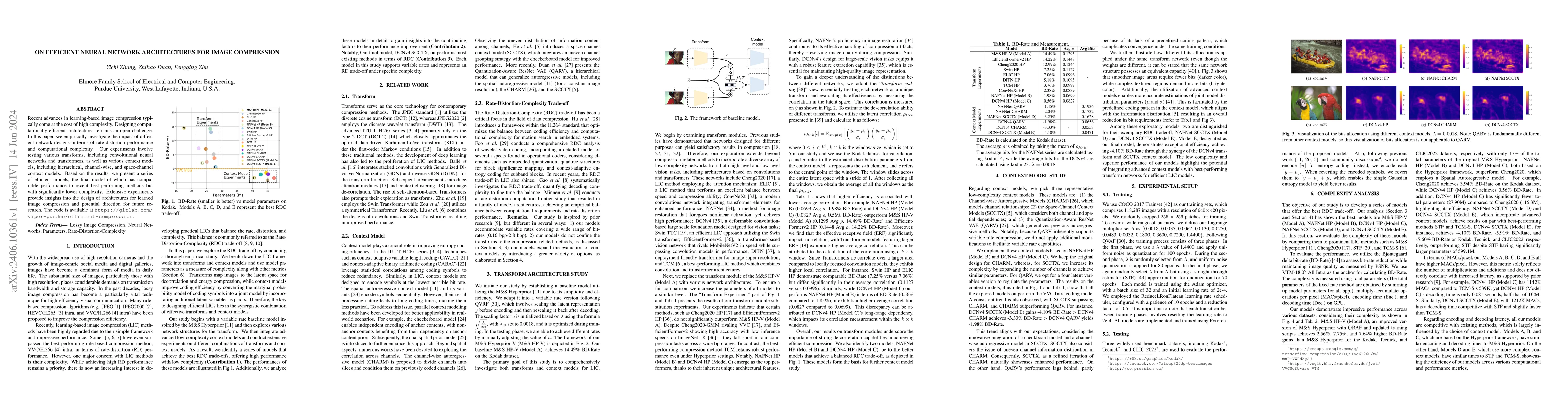 Thumbnail for On Efficient Neural Network Architectures for Image Compression