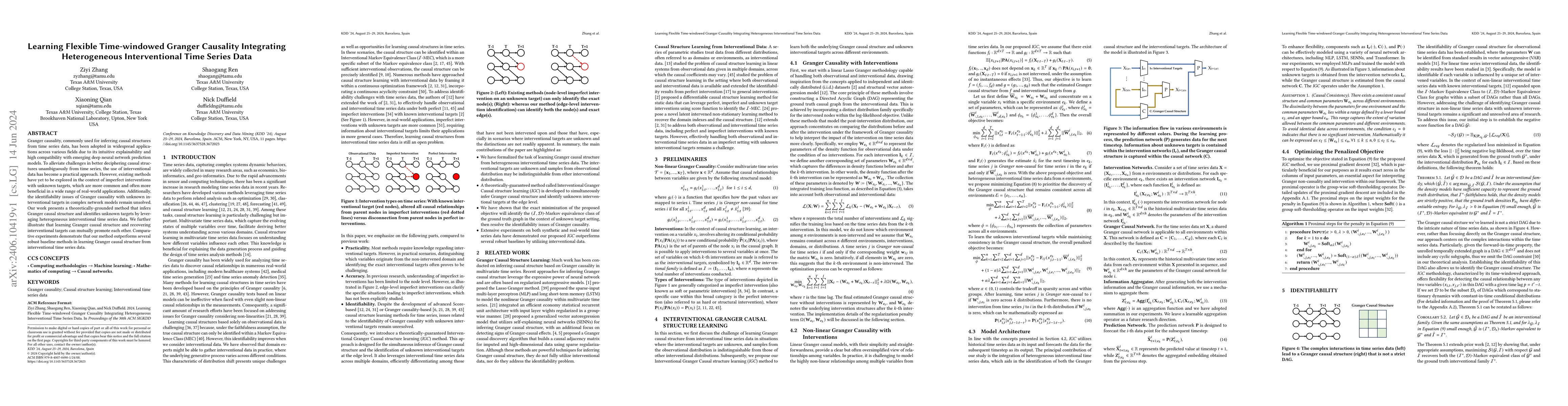 Thumbnail for Learning Flexible Time-windowed Granger Causality Integrating
  Heterogeneous Interventional Time Series Data