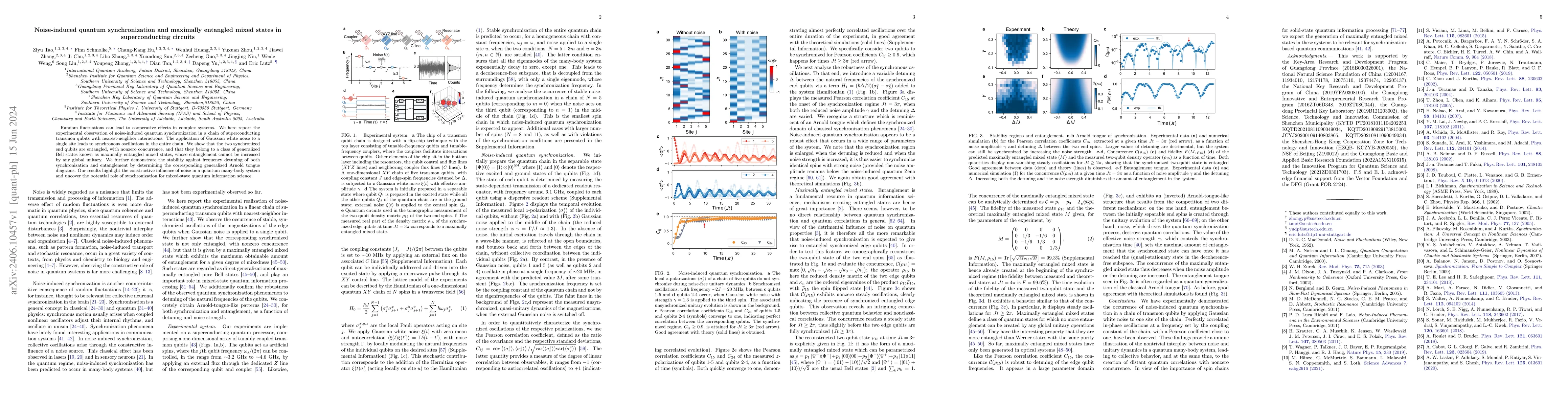 Thumbnail for Noise-induced quantum synchronization and maximally entangled mixed
  states in superconducting circuits