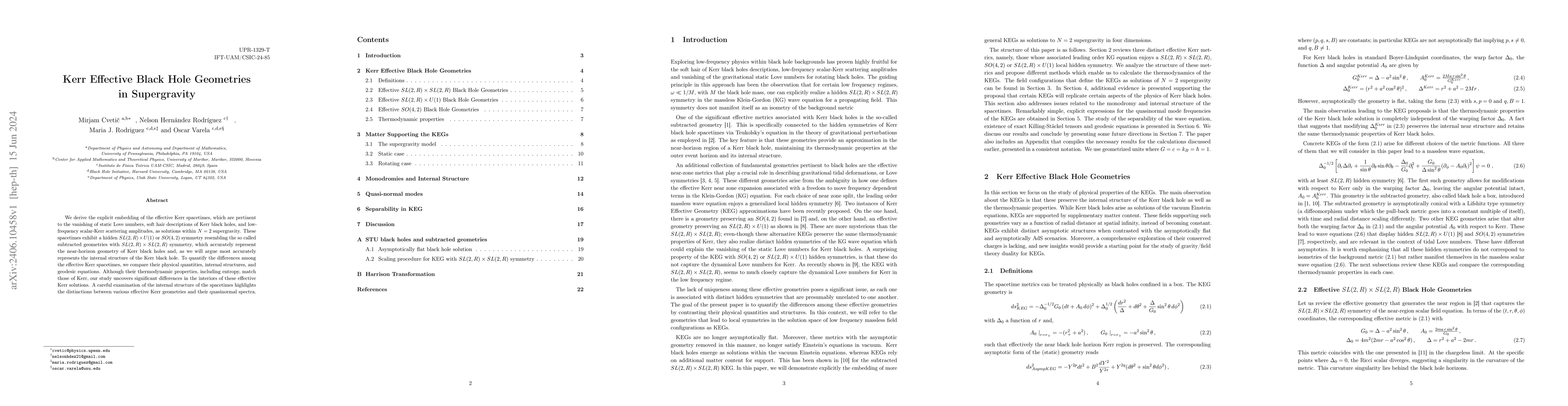 Thumbnail for Kerr Effective Black Hole Geometries in Supergravity