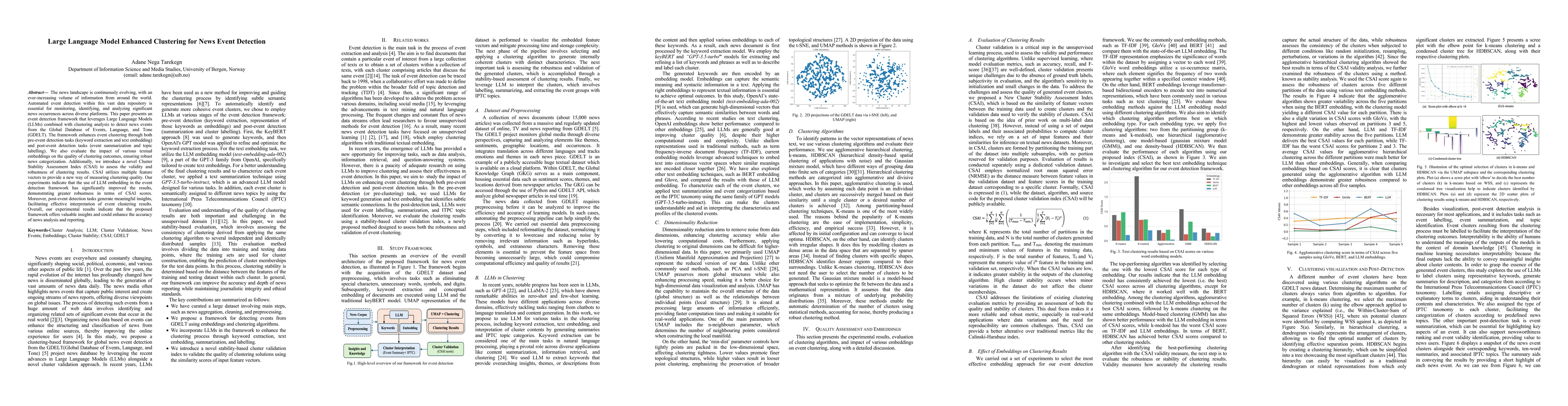 Thumbnail for Large Language Model Enhanced Clustering for News Event Detection