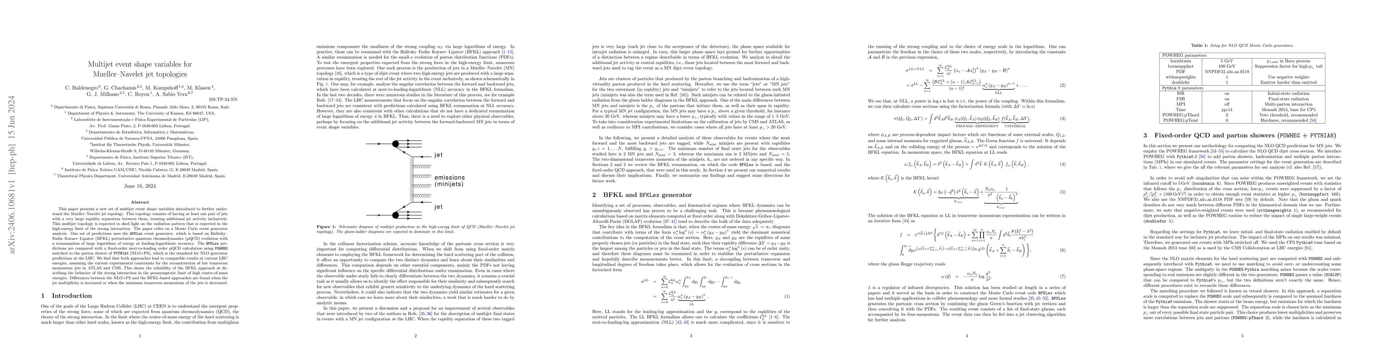 Thumbnail for Multijet event shape variables for Mueller Navelet jet topologies