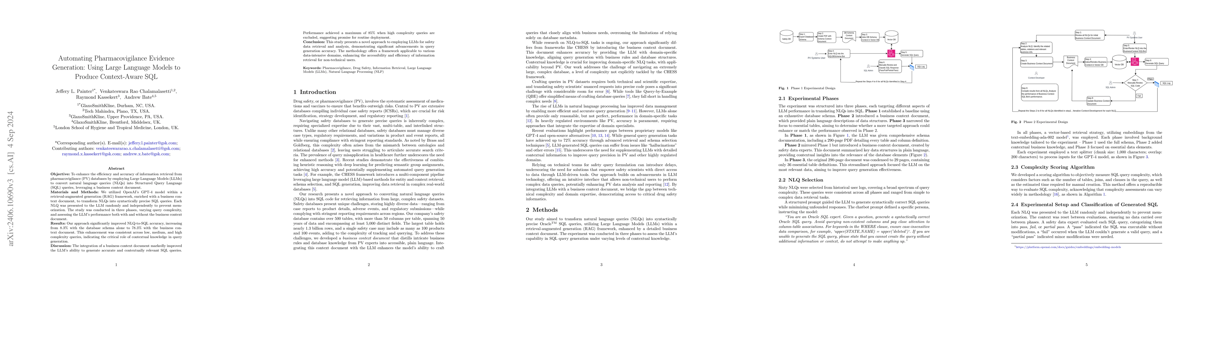 Thumbnail for Bridging the Gap in Drug Safety Data Analysis: Large Language Models for
  SQL Query Generation