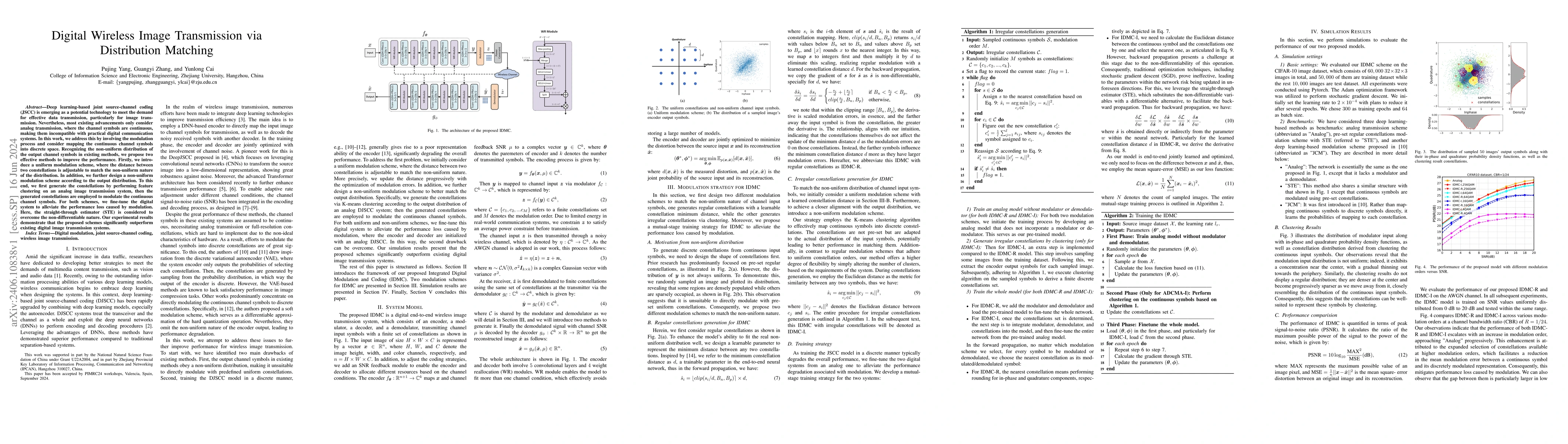 Thumbnail for Digital Wireless Image Transmission via Distribution Matching