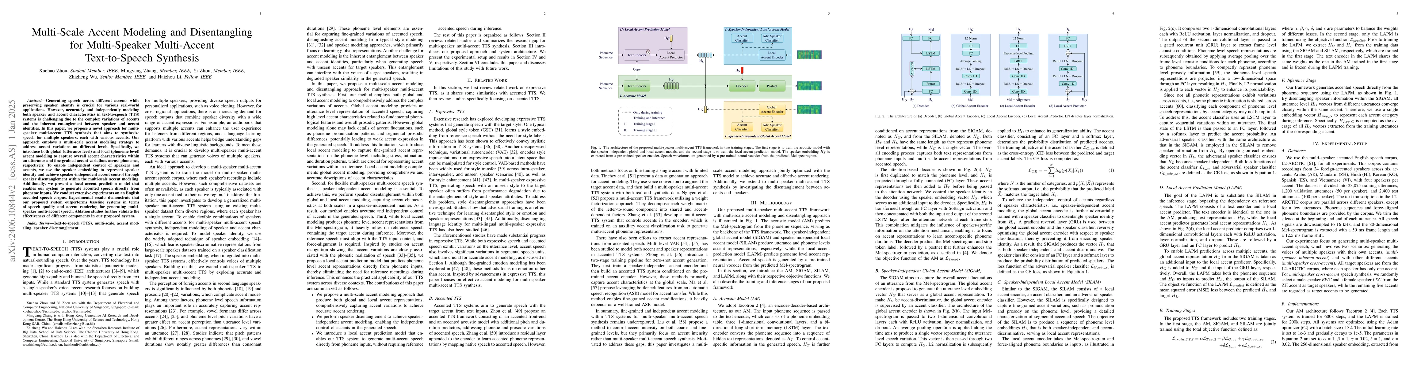 Thumbnail for Multi-Scale Accent Modeling with Disentangling for Multi-Speaker
  Multi-Accent TTS Synthesis