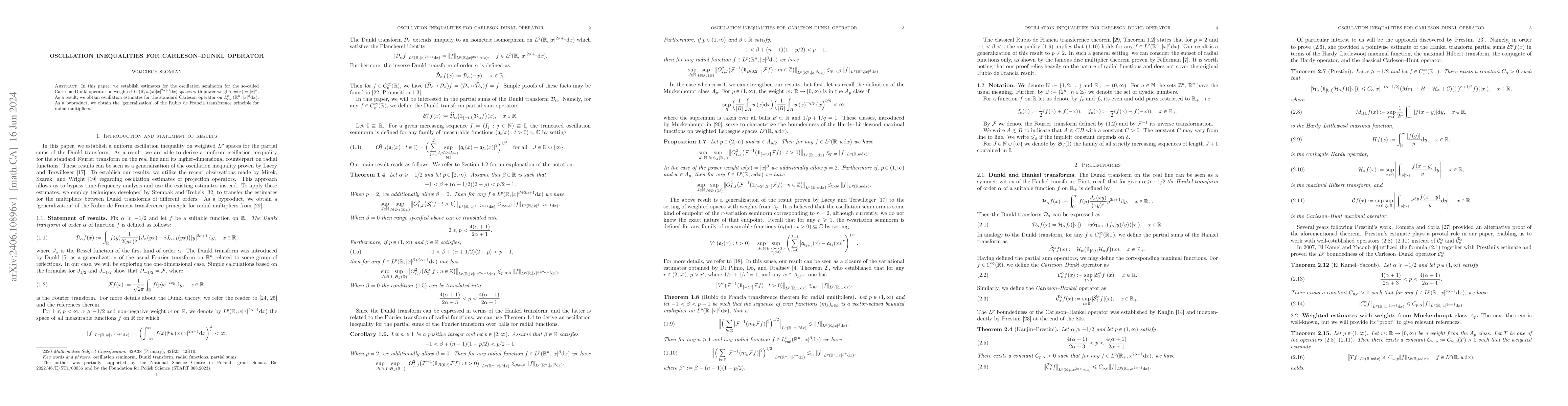 Thumbnail for Oscillation inequalities for Carleson--Dunkl operator