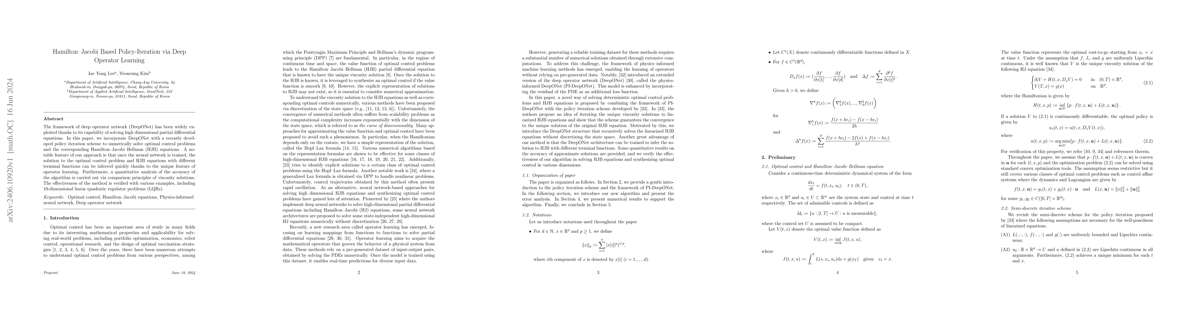 Thumbnail for Hamilton-Jacobi Based Policy-Iteration via Deep Operator Learning