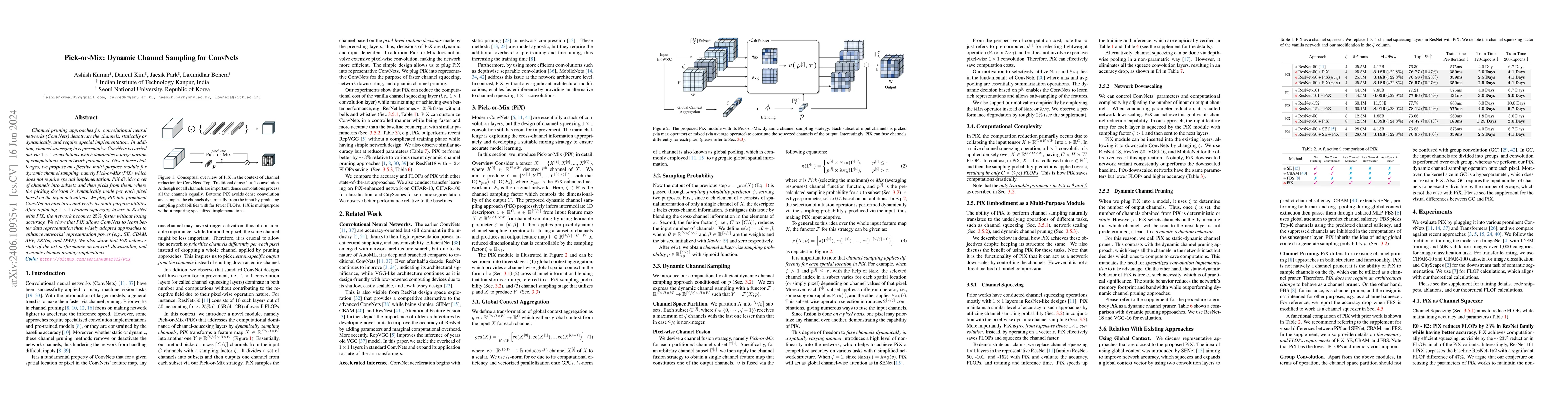 Thumbnail for Pick-or-Mix: Dynamic Channel Sampling for ConvNets