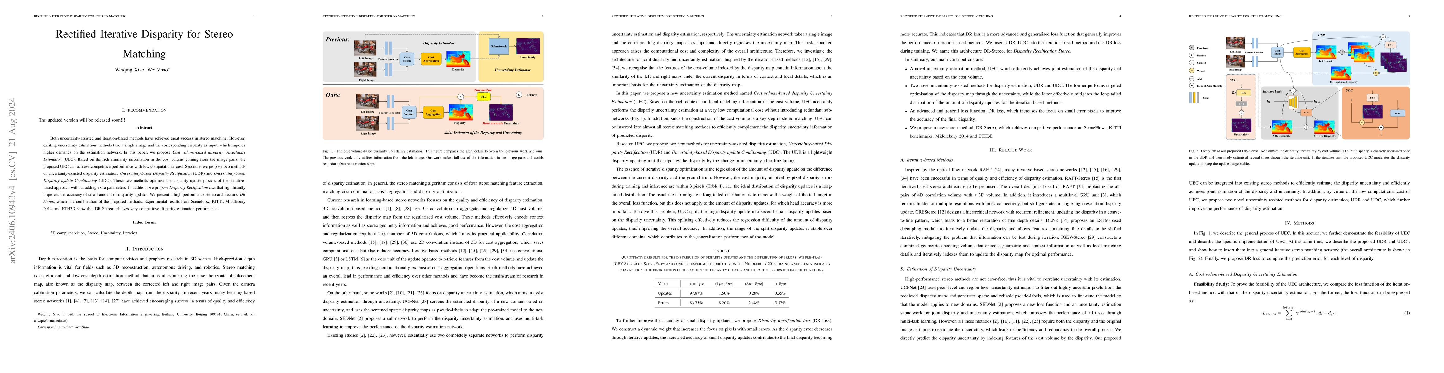 Thumbnail for Rectified Iterative Disparity for Stereo Matching