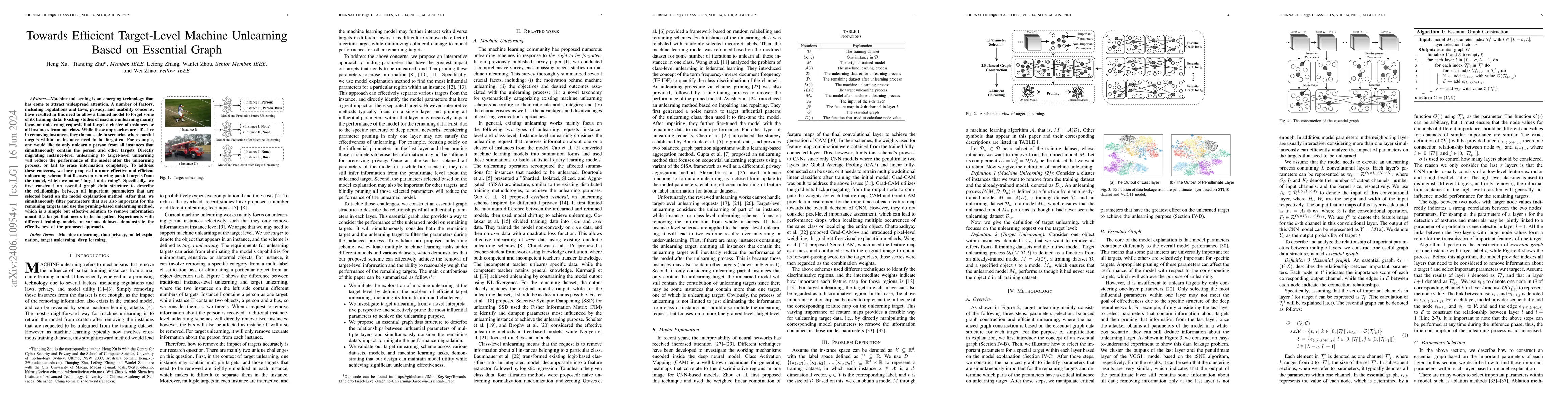 Thumbnail for Towards Efficient Target-Level Machine Unlearning Based on Essential
  Graph