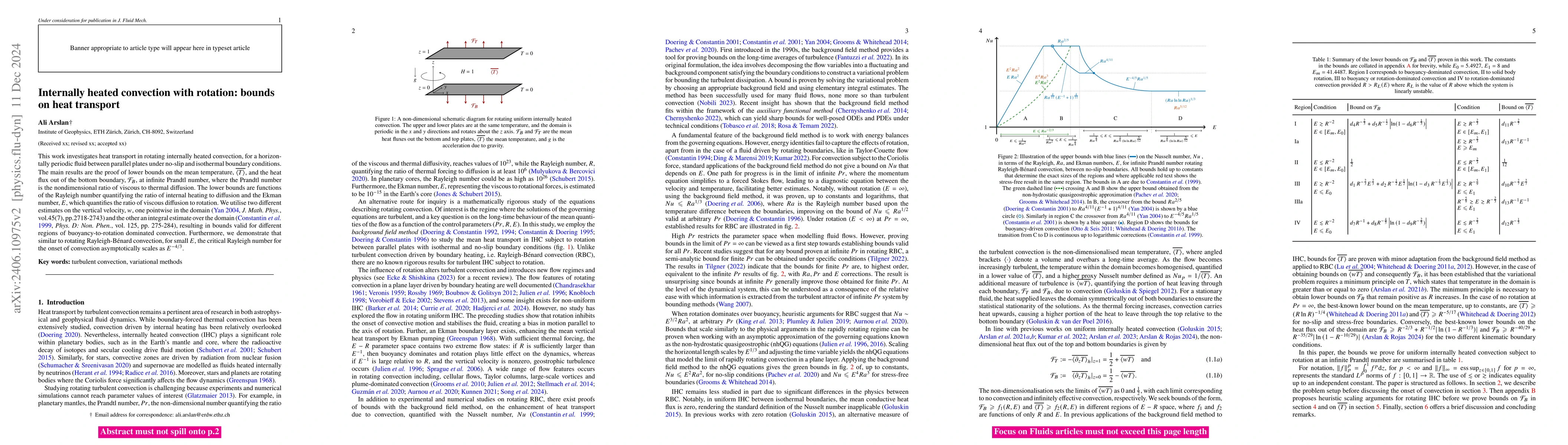 Thumbnail for Internally heated convection with rotation: bounds and scaling laws for
  heat transport