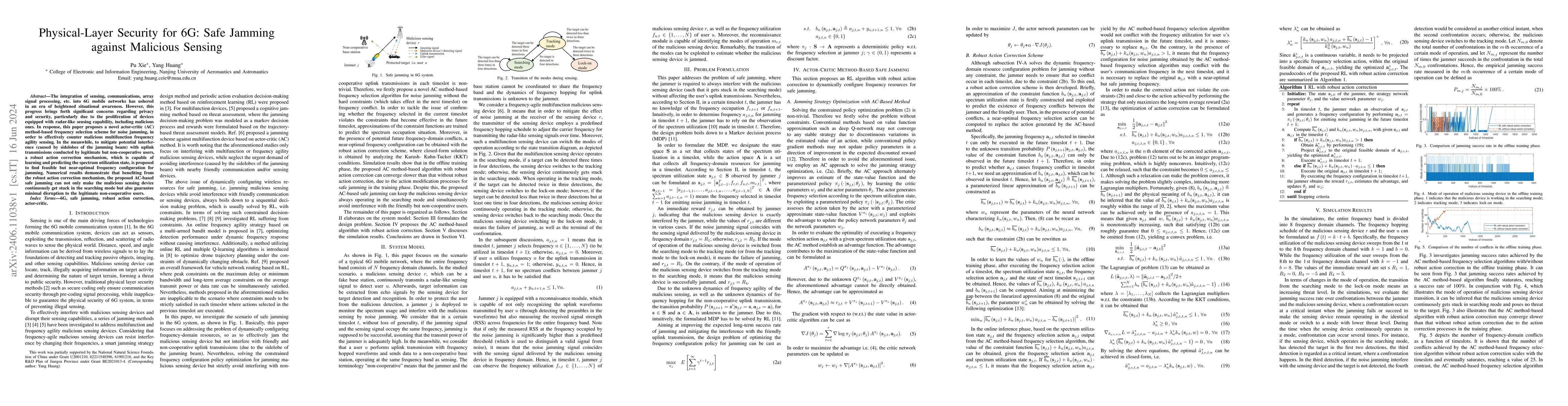 Thumbnail for Physical-Layer Security for 6G: Safe Jamming against Malicious Sensing