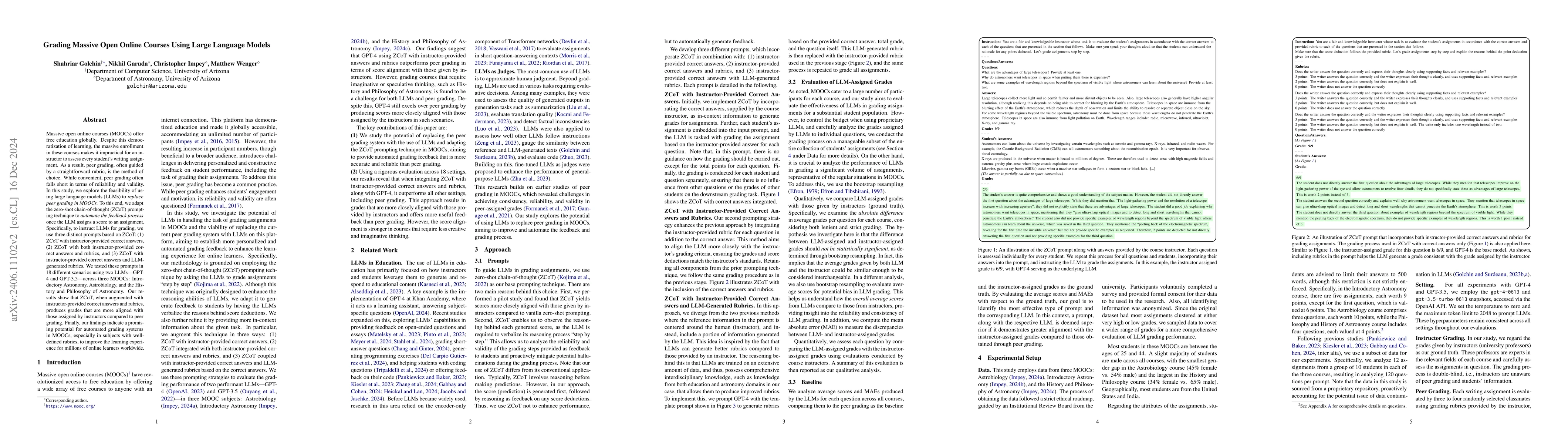 Thumbnail for Grading Massive Open Online Courses Using Large Language Models