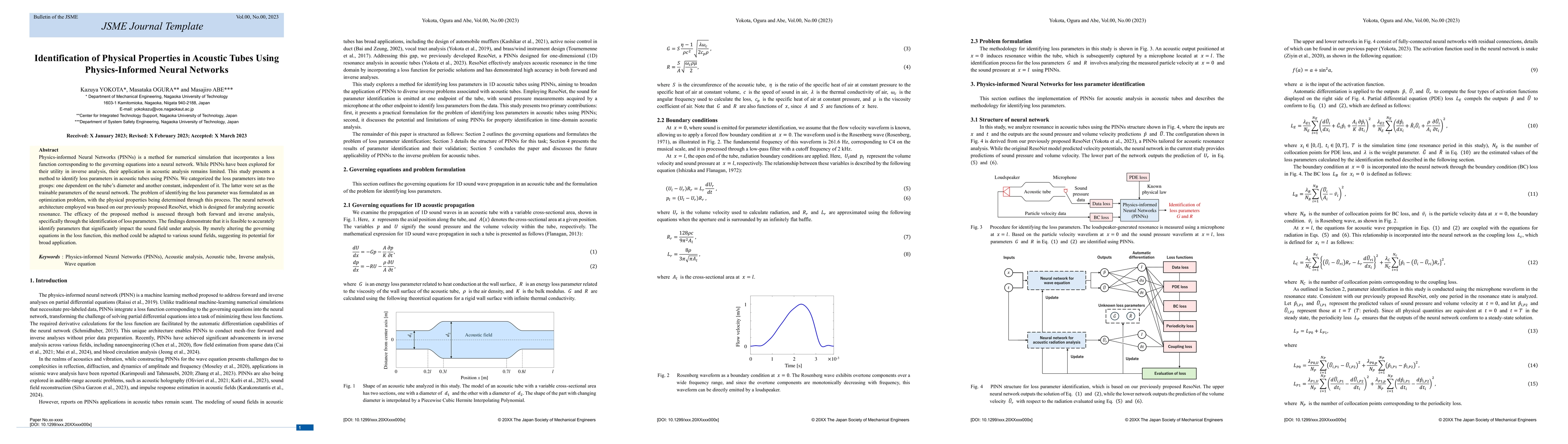 Thumbnail for Identification of Physical Properties in Acoustic Tubes Using
  Physics-Informed Neural Networks