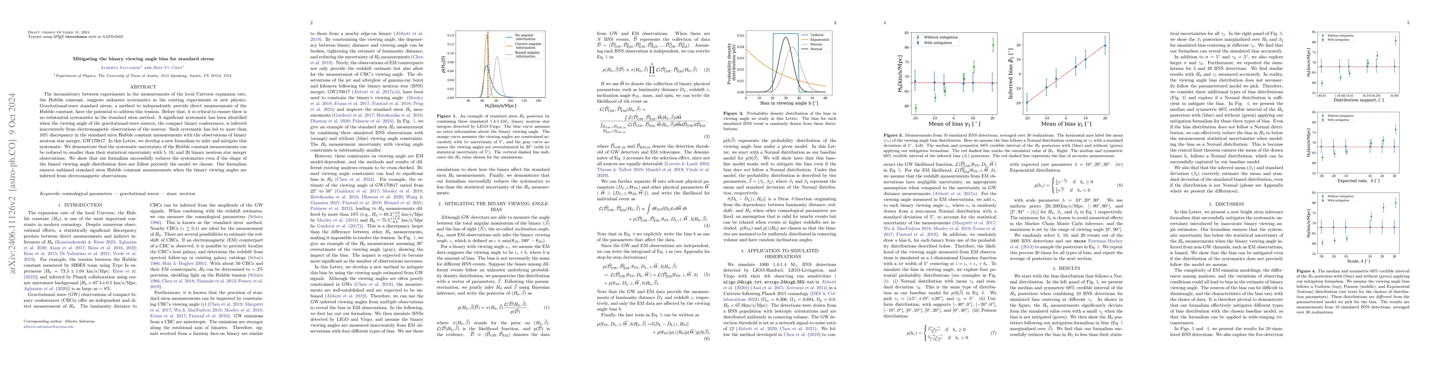 Thumbnail for Mitigating the binary viewing angle bias for standard sirens