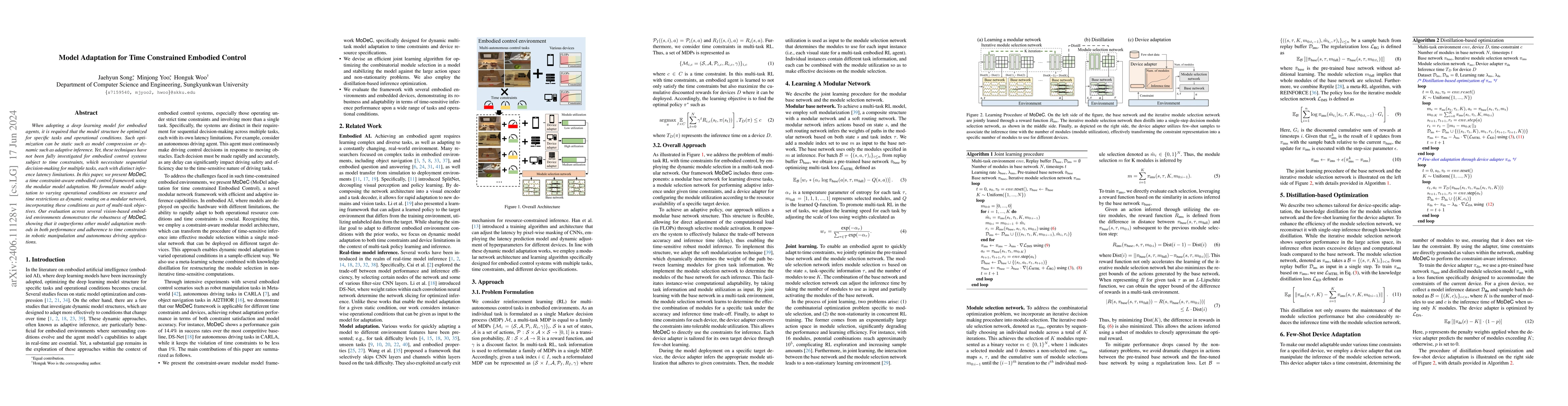 Thumbnail for Model Adaptation for Time Constrained Embodied Control