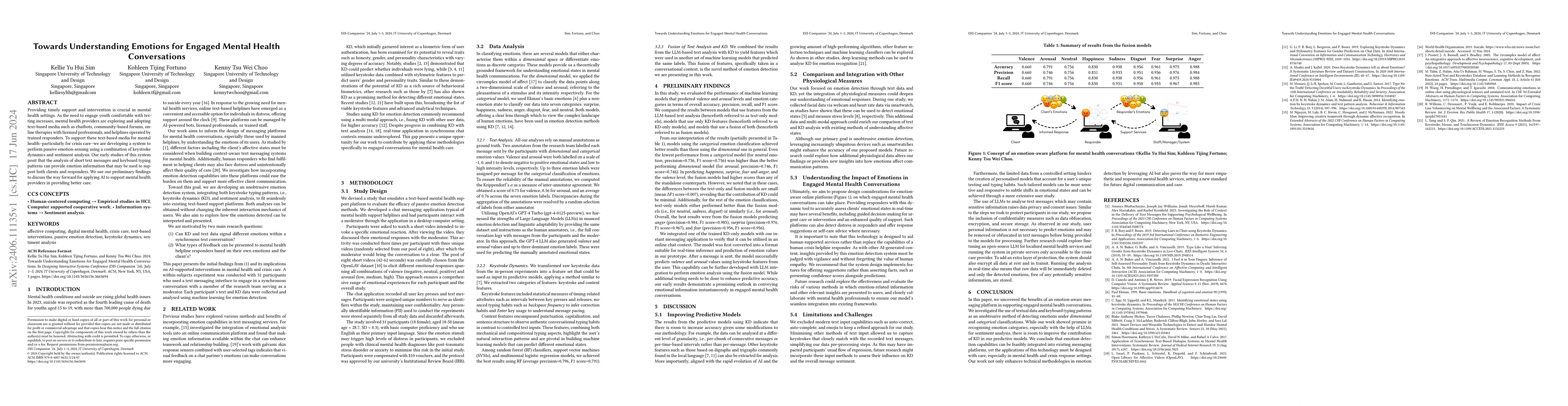 Thumbnail for Towards Understanding Emotions for Engaged Mental Health Conversations