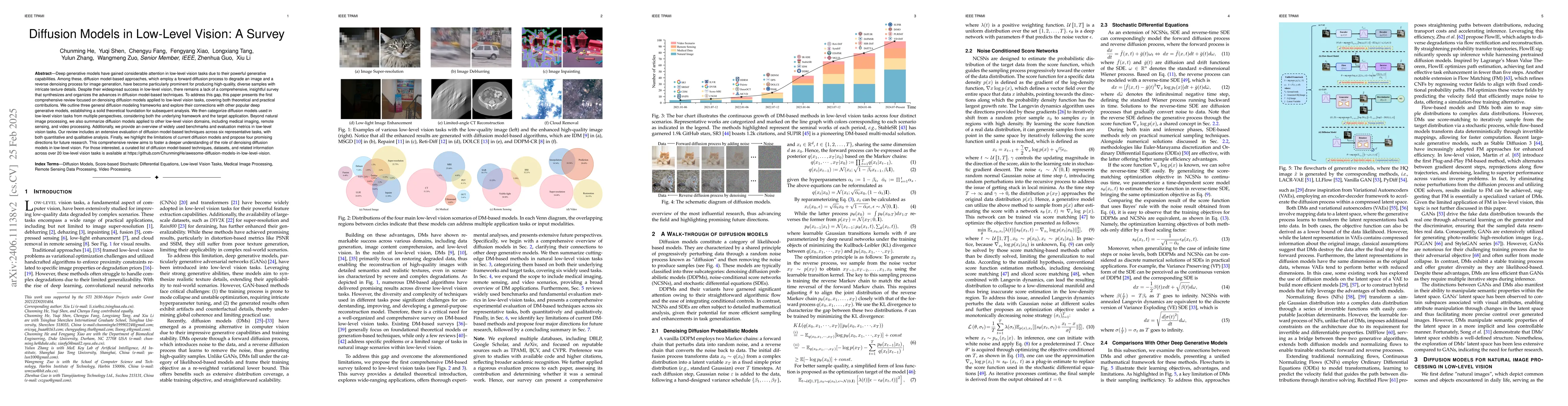 Thumbnail for Diffusion Models in Low-Level Vision: A Survey