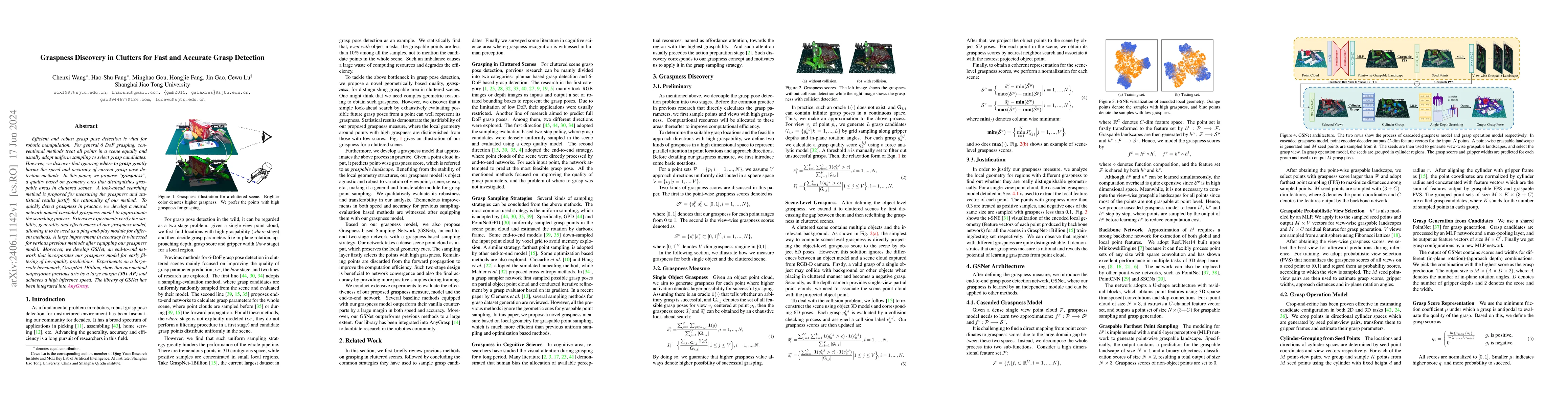 Thumbnail for Graspness Discovery in Clutters for Fast and Accurate Grasp Detection