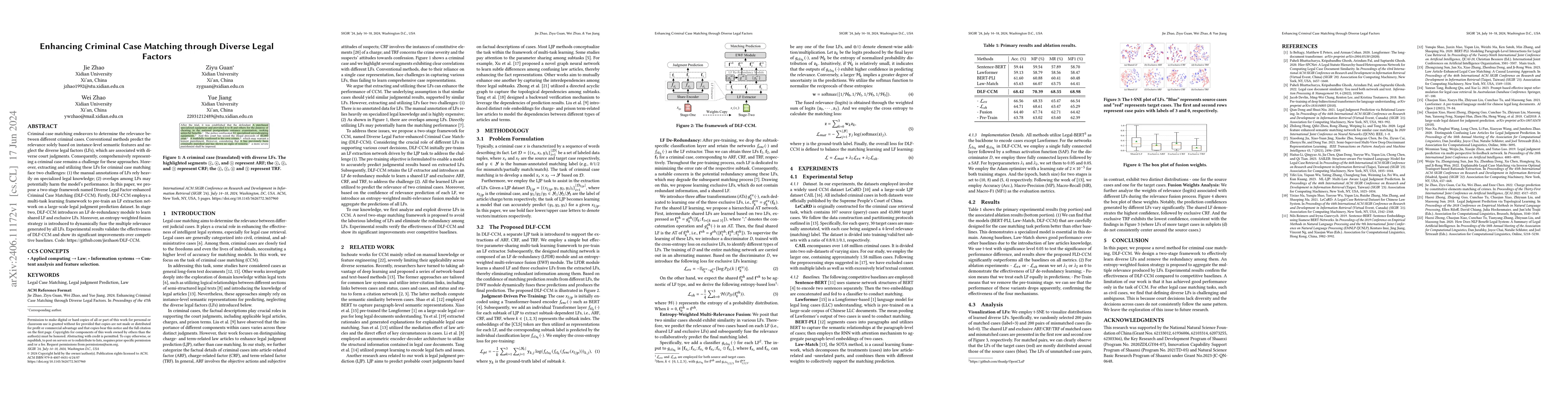 Thumbnail for Enhancing Criminal Case Matching through Diverse Legal Factors
