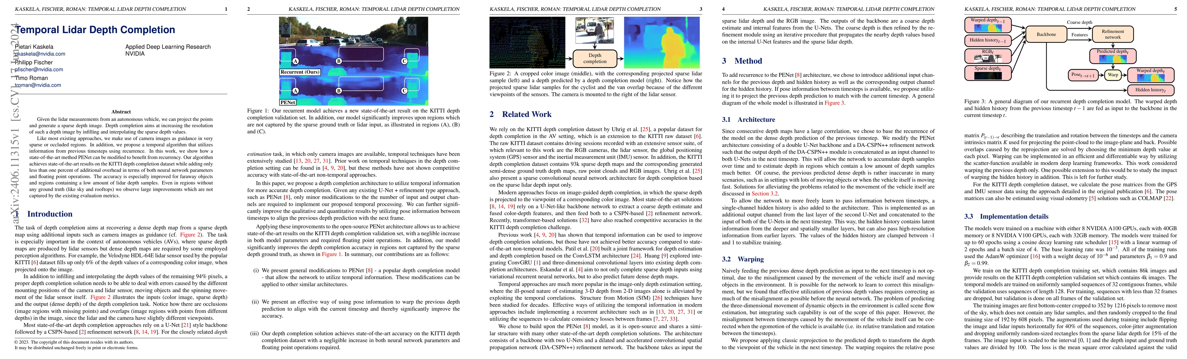 Thumbnail for Temporal Lidar Depth Completion