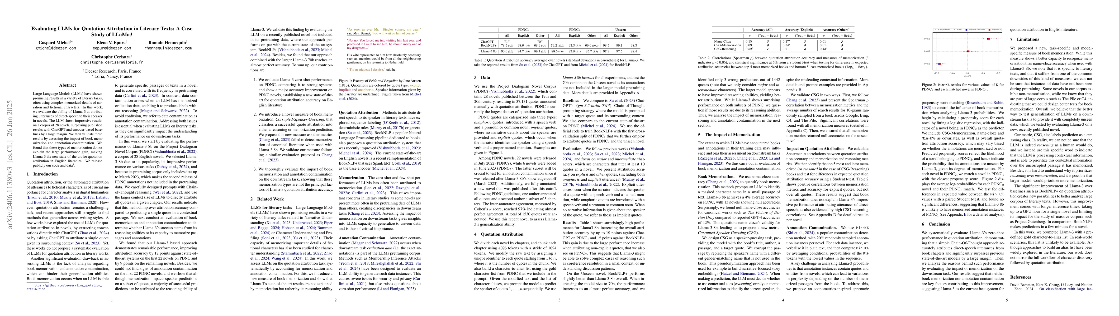 Thumbnail for A Realistic Evaluation of LLMs for Quotation Attribution in Literary
  Texts: A Case Study of LLaMa3
