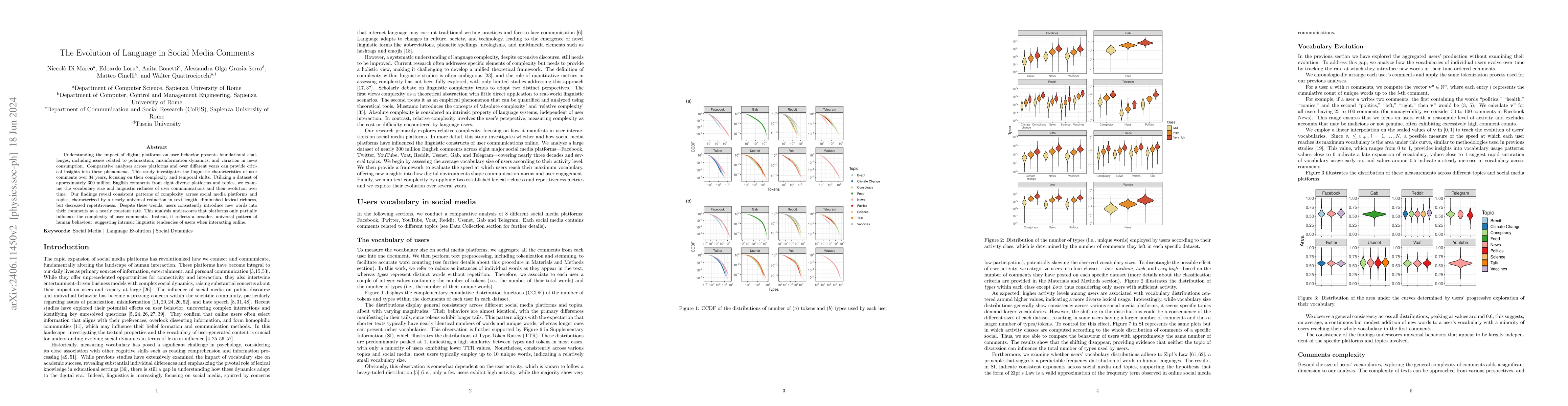 Thumbnail for The Evolution of Language in Social Media Comments