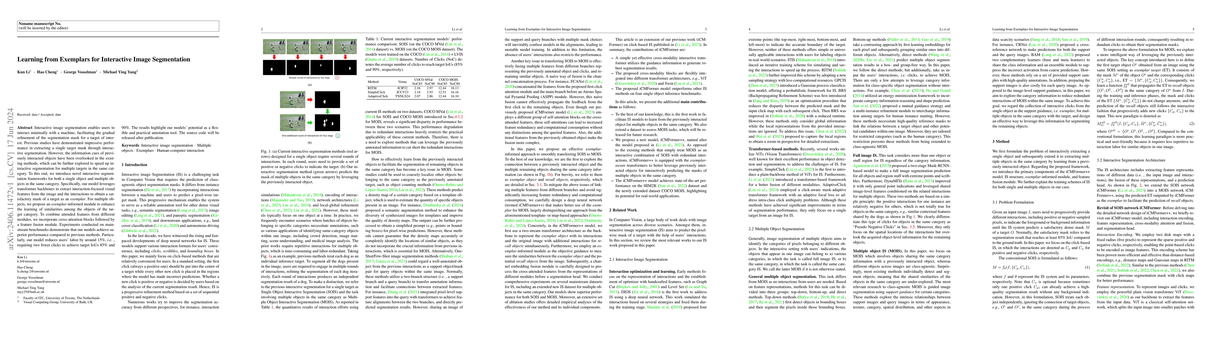 Thumbnail for Learning from Exemplars for Interactive Image Segmentation