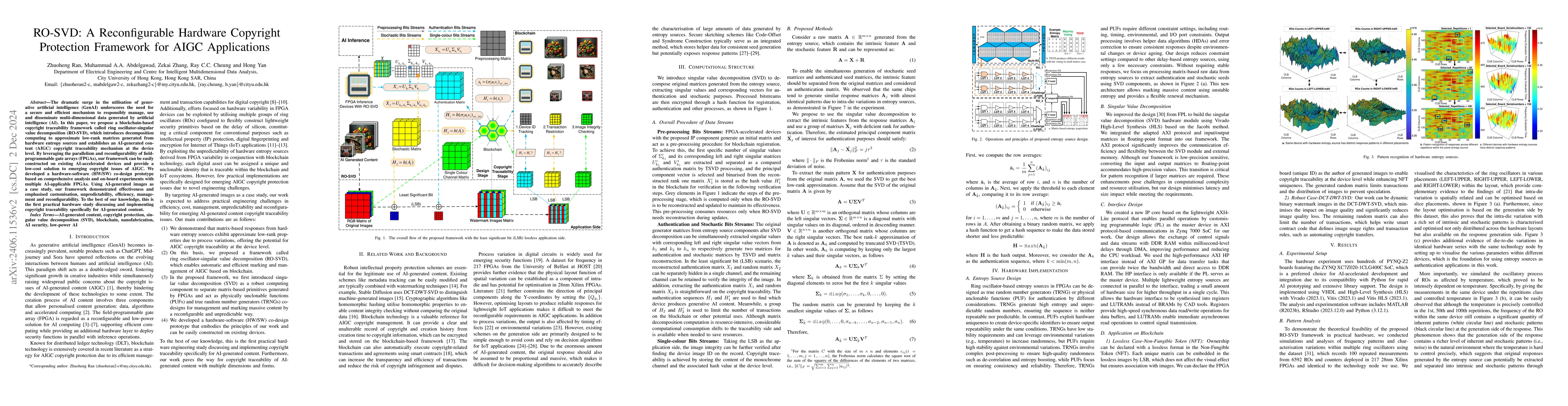 Thumbnail for RO-SVD: A Reconfigurable Hardware Copyright Protection Framework for
  AIGC Applications