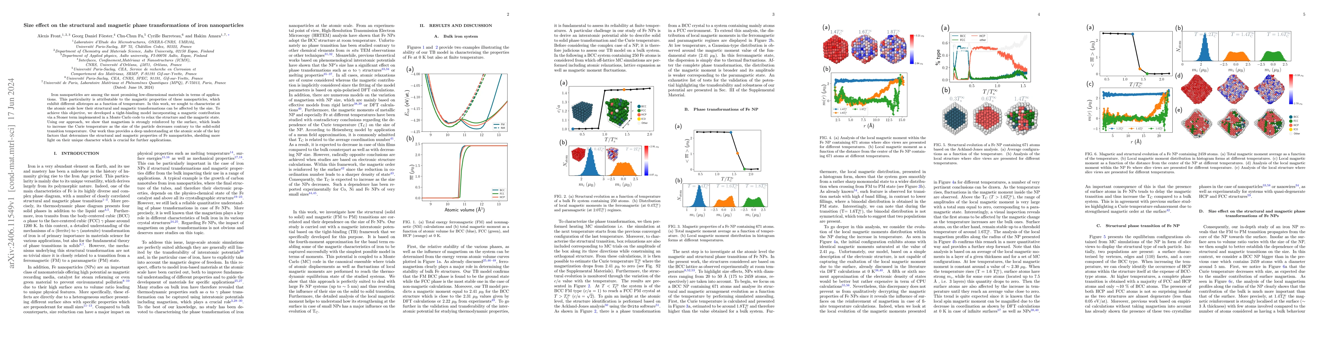 Thumbnail for Size effect on the structural and magnetic phase transformations of iron
  nanoparticles