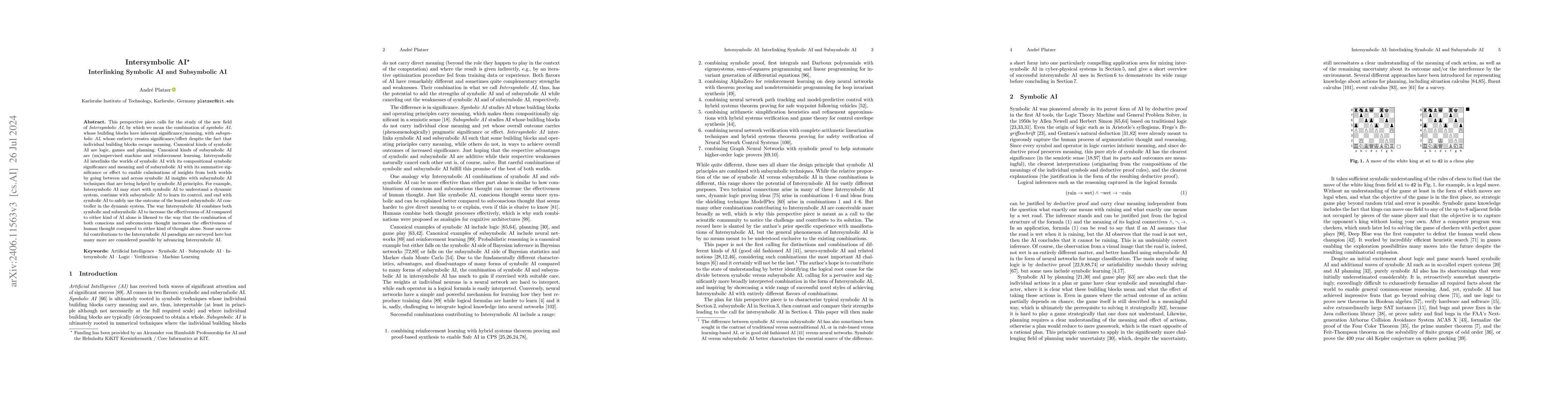 Thumbnail for Intersymbolic AI: Interlinking Symbolic AI and Subsymbolic AI