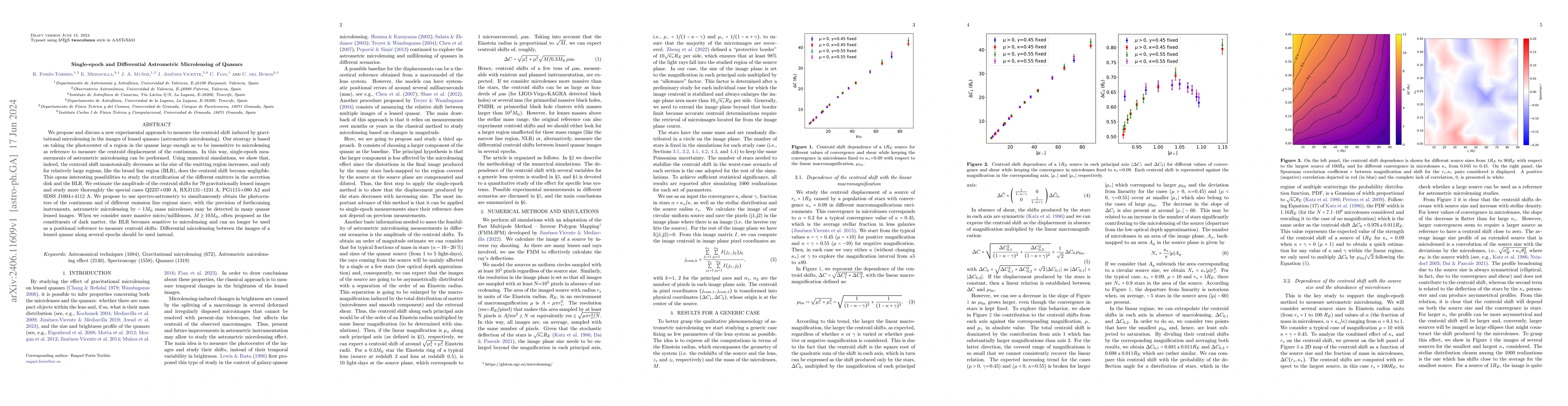 Thumbnail for Single-epoch and Differential Astrometric Microlensing of Quasars
