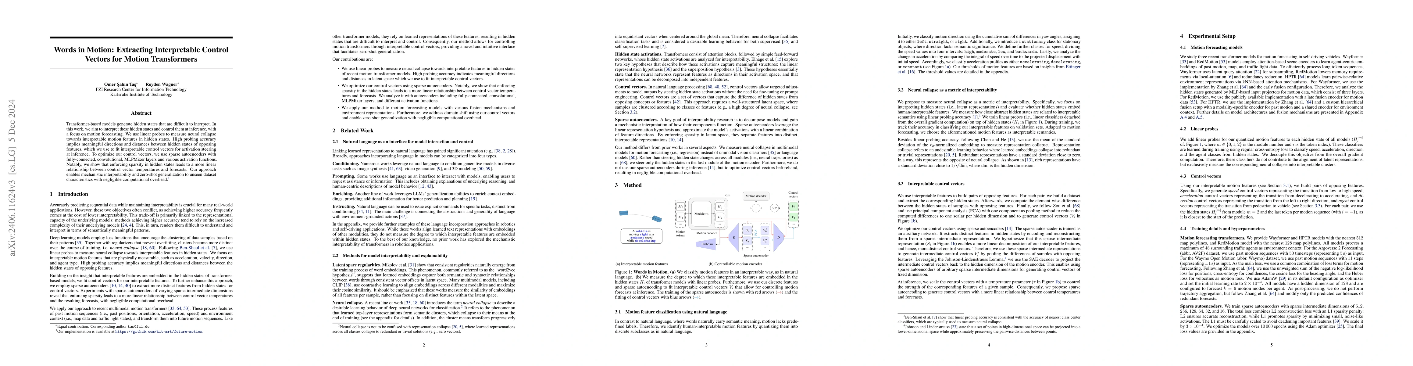 Thumbnail for Words in Motion: Representation Engineering for Motion Forecasting