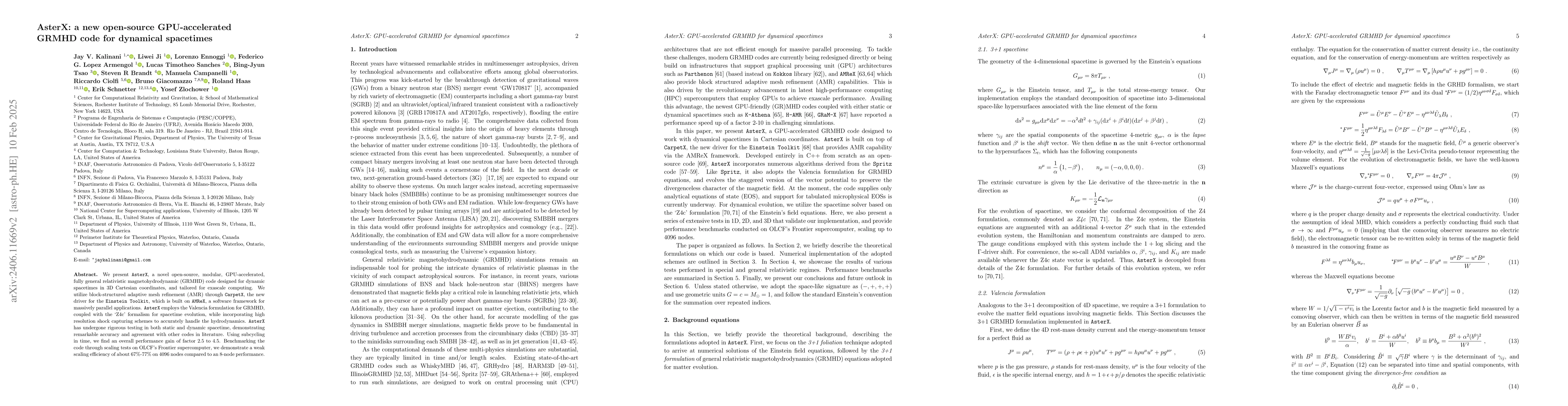 Thumbnail for AsterX: a new open-source GPU-accelerated GRMHD code for dynamical
  spacetimes