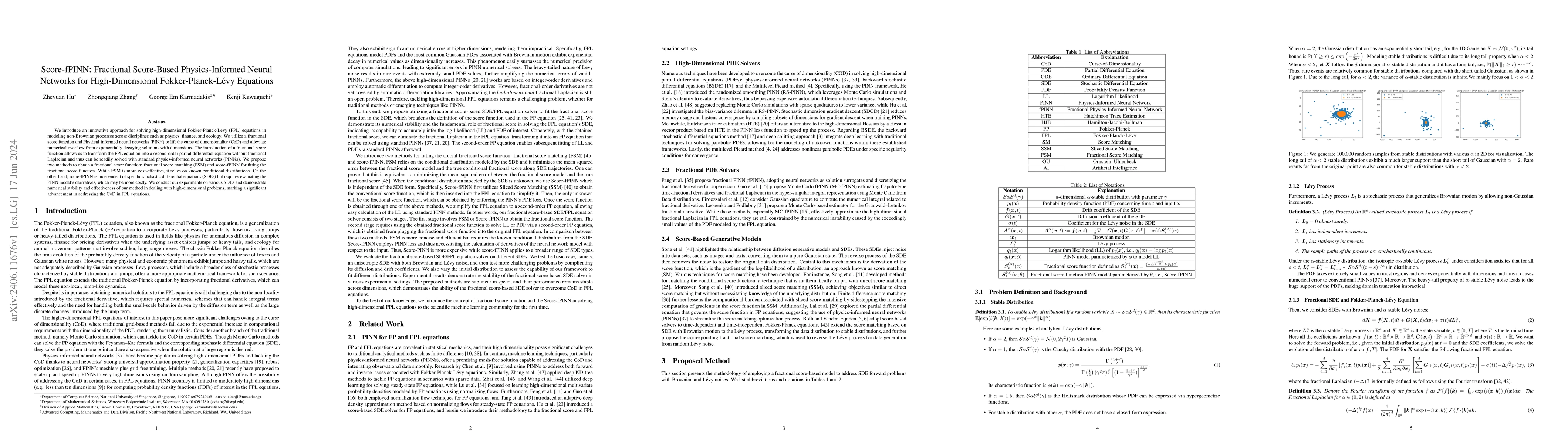 Thumbnail for Score-fPINN: Fractional Score-Based Physics-Informed Neural Networks for
  High-Dimensional Fokker-Planck-Levy Equations