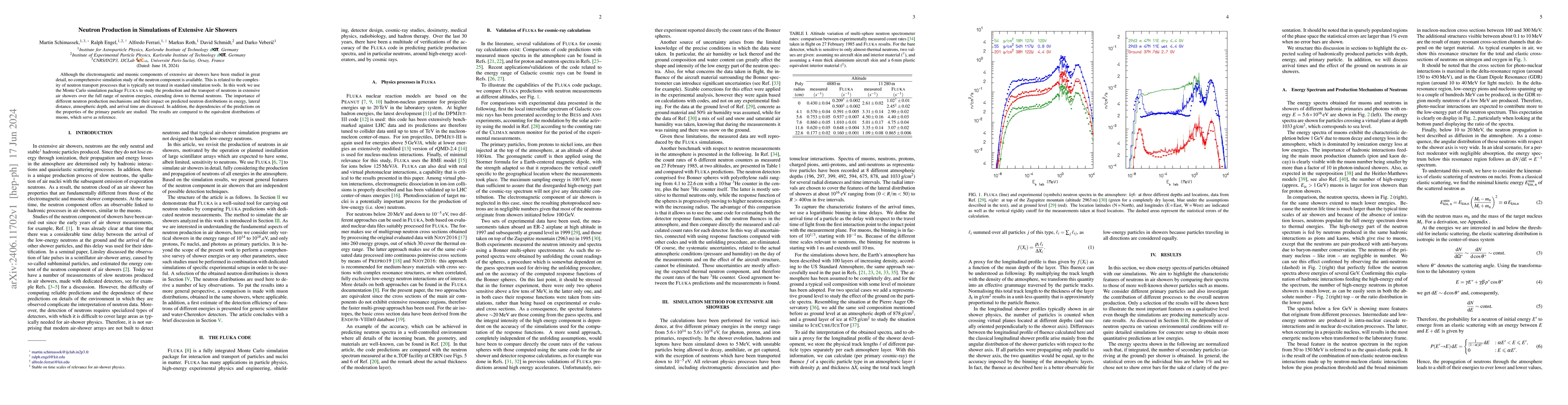 Thumbnail for Neutron Production in Simulations of Extensive Air Showers