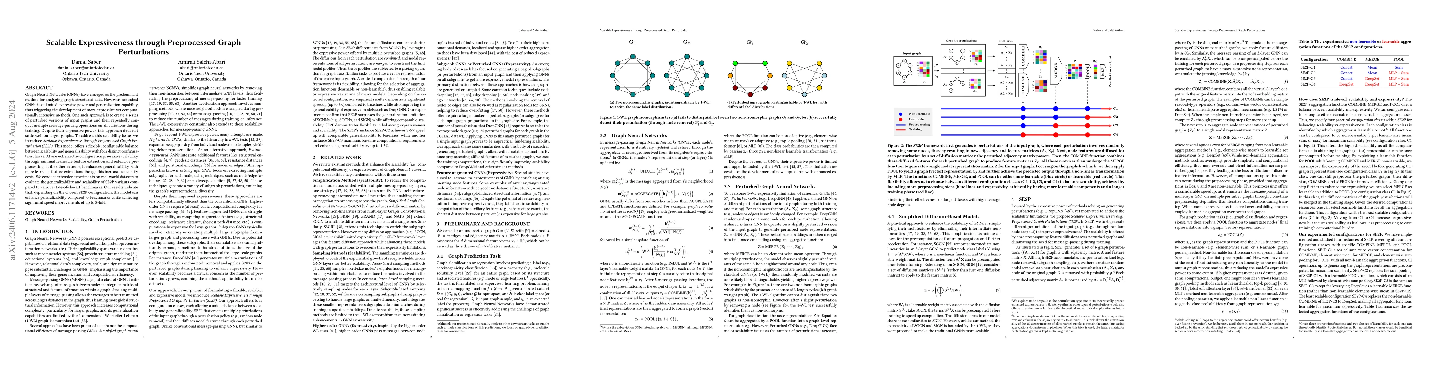 Thumbnail for Scalable Expressiveness through Preprocessed Graph Perturbations