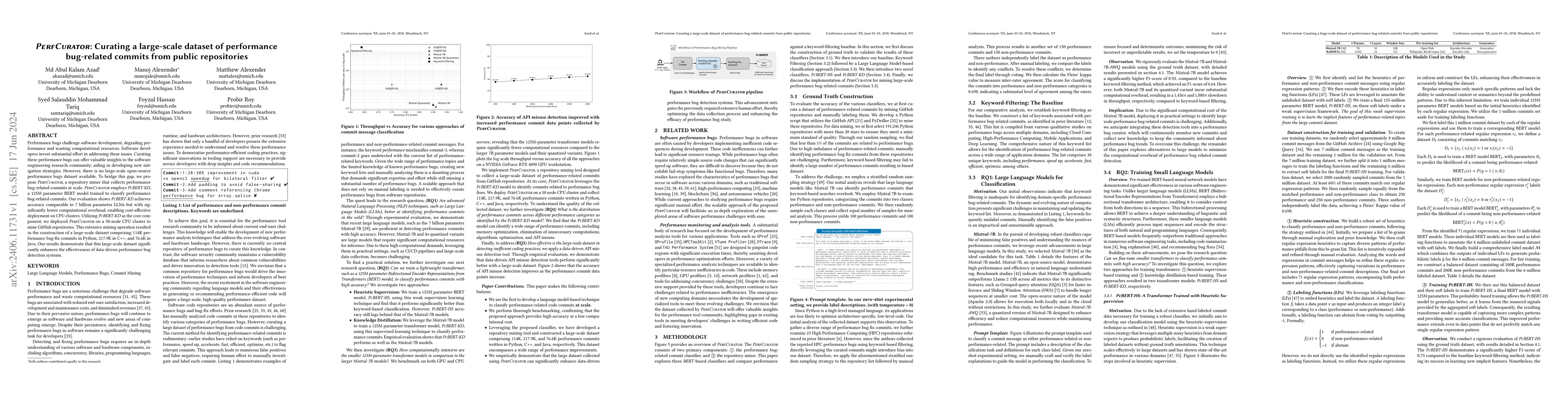 Thumbnail for PerfCurator: Curating a large-scale dataset of performance bug-related
  commits from public repositories