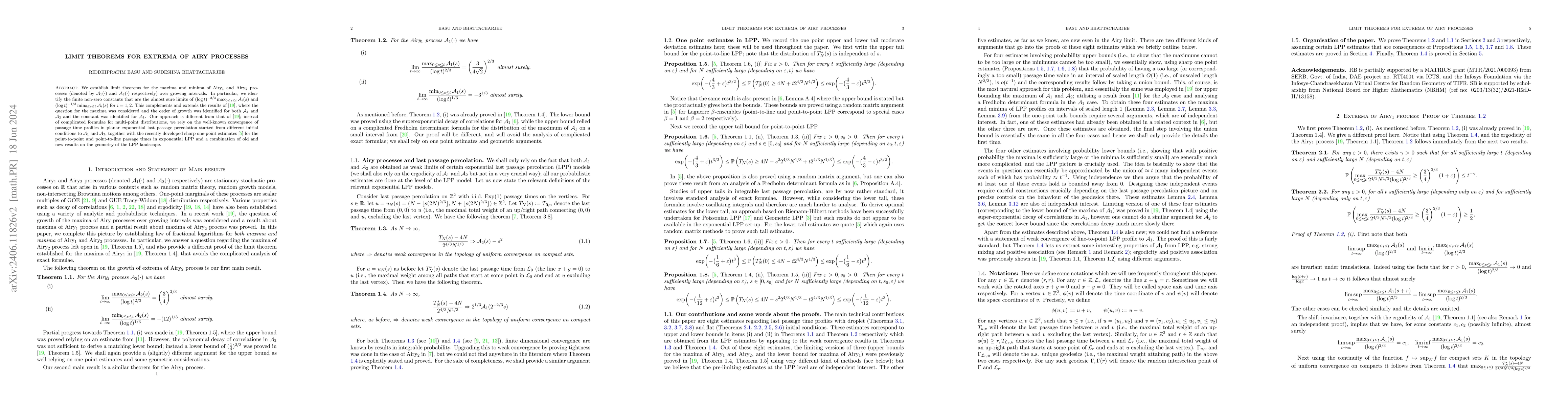 Thumbnail for Limit theorems for extrema of Airy processes