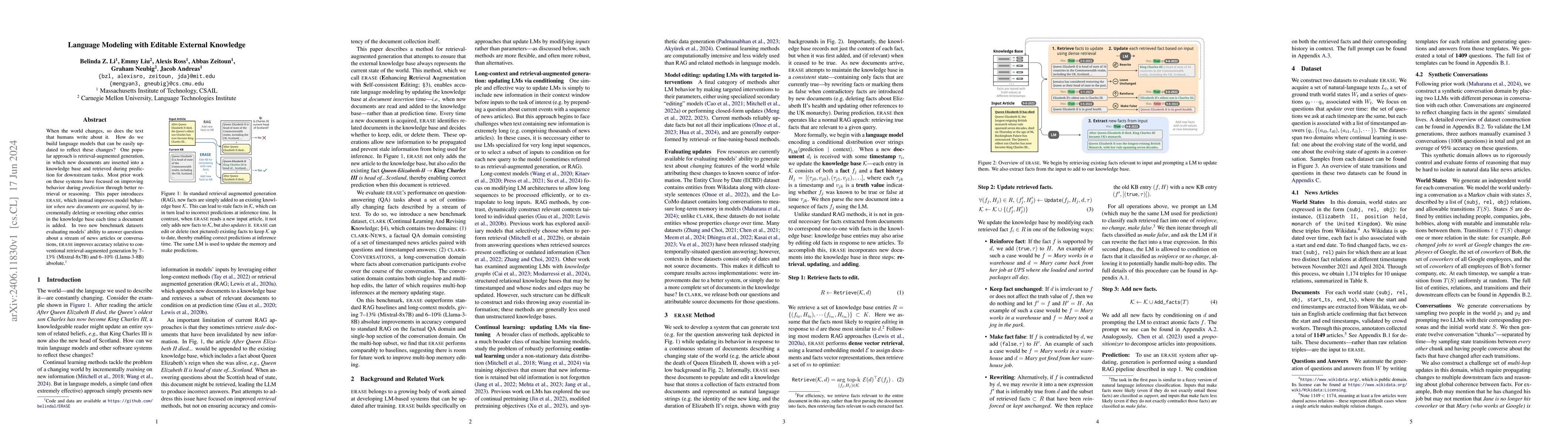 Thumbnail for Language Modeling with Editable External Knowledge