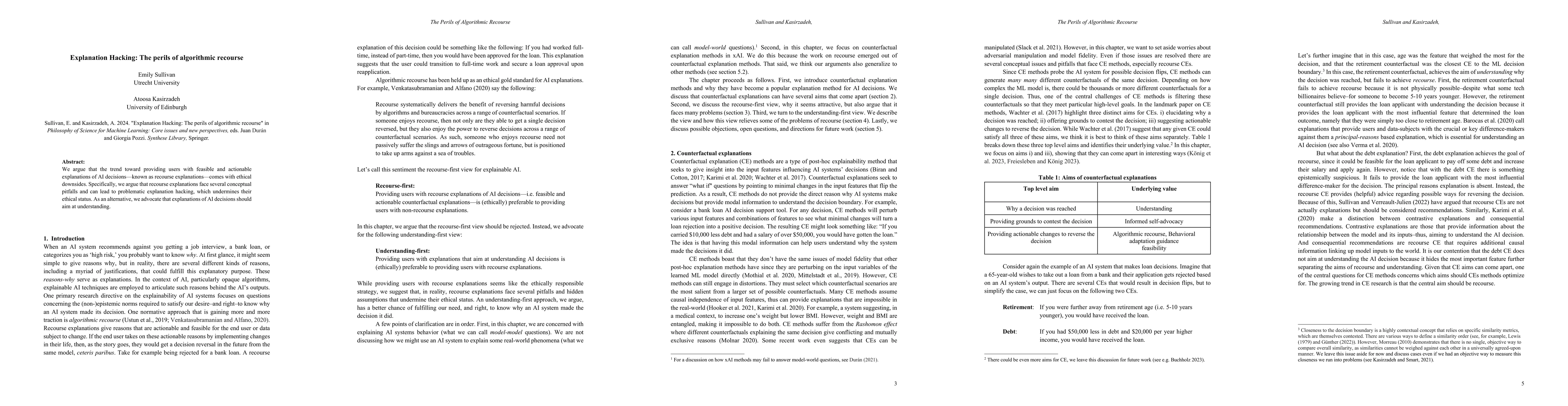 Thumbnail for Explanation Hacking: The perils of algorithmic recourse