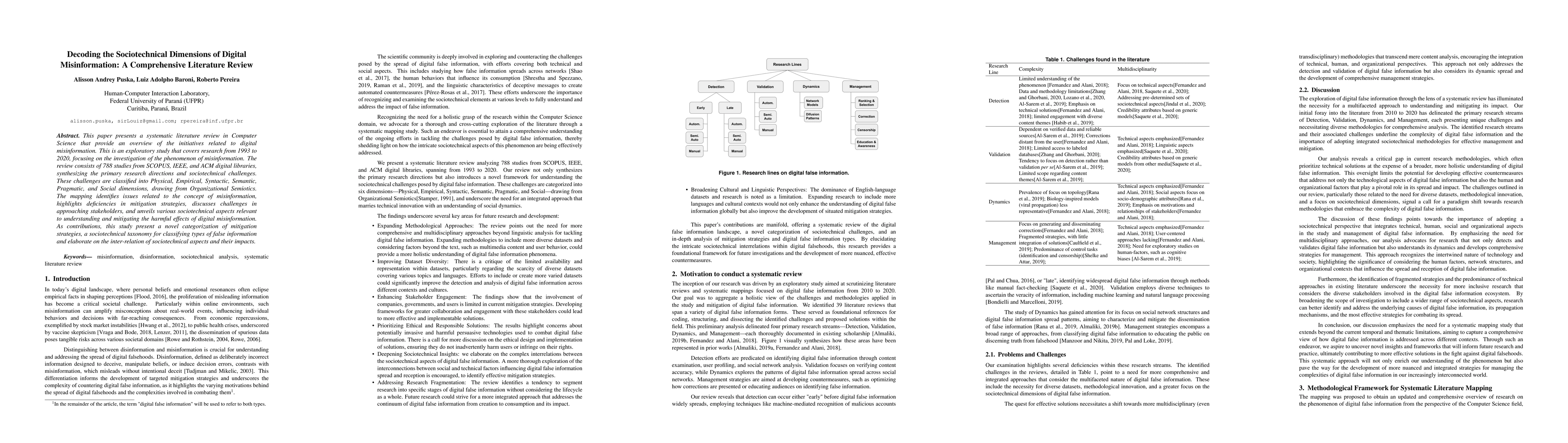 Thumbnail for Decoding the Sociotechnical Dimensions of Digital Misinformation: A
  Comprehensive Literature Review