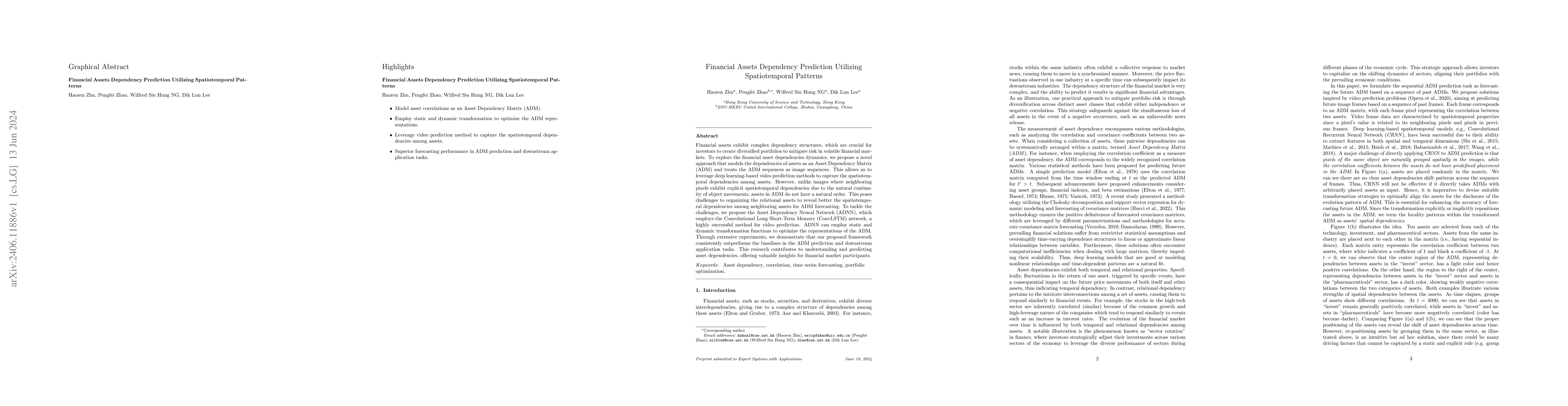 Thumbnail for Financial Assets Dependency Prediction Utilizing Spatiotemporal Patterns