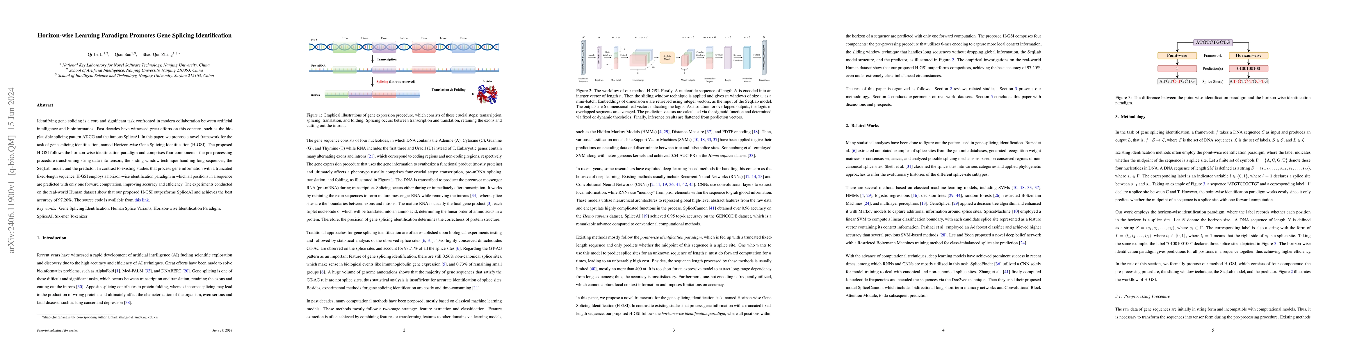 Thumbnail for Horizon-wise Learning Paradigm Promotes Gene Splicing Identification